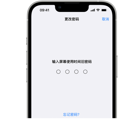 延津iPhone屏幕维修分享iPhone屏幕使用时间密码忘记了怎么办 