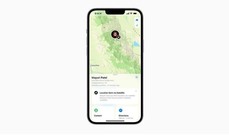 延津苹果14维修分享iPhone14系列中 FindMy功能通过卫星分享位置方法教程 