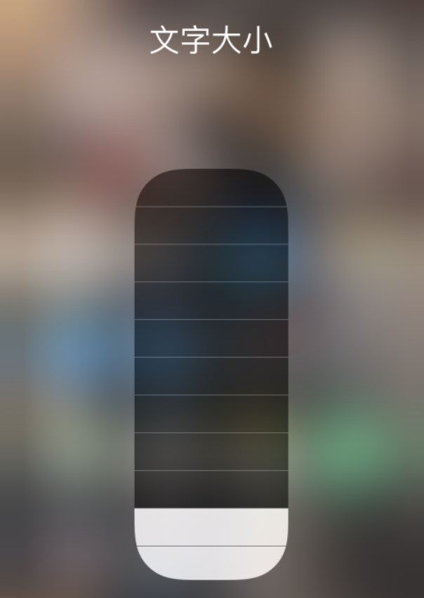 延津苹果手机维修分享小技巧：在 iPhone 控制中心快速调节字体大小 